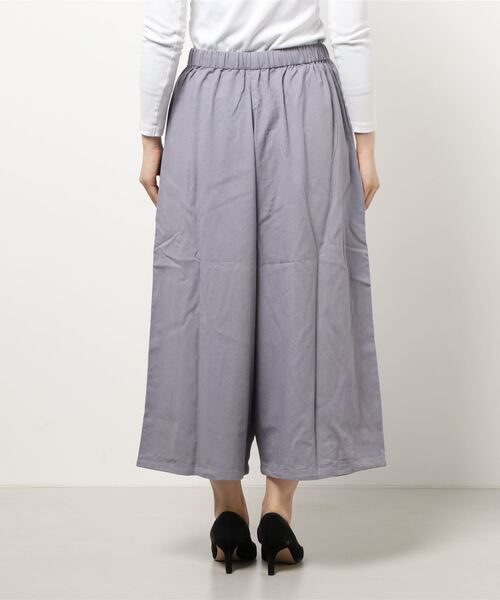 カヤ(カヤ)の「【カヤ】四季巡り幅広もんぺ風パンツ(その他パンツ・レディース・ホワイト/グレー/ダークパープル/スミクロ・FREE)」の9枚目の写真