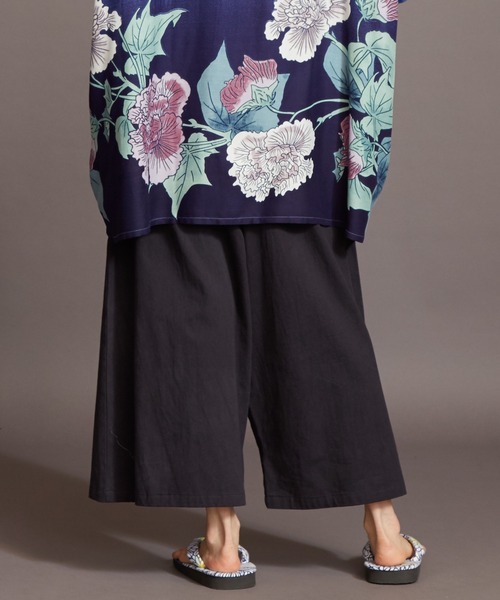 カヤ(カヤ)の「【カヤ】四季巡り幅広もんぺ風パンツ(その他パンツ・レディース・ホワイト/グレー/ダークパープル/スミクロ・FREE)」の20枚目の写真