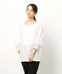 CAPRICIEUX LE'MAGE | 柄カフスステッチTブラウス(シャツ/ブラウス)