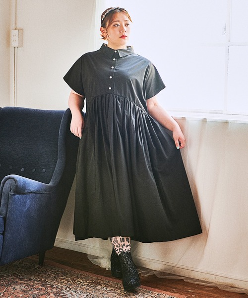 豪華 PUNYUS（プニュズ）の「パールボタンシャツワンピース ワンピース