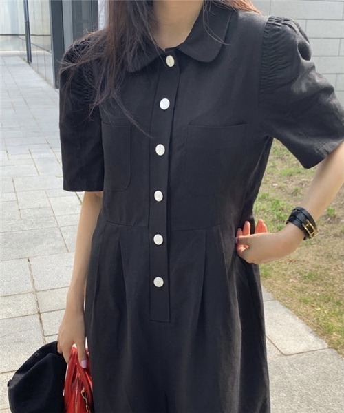 FREE STYLISTS(フリー スタイリスト)の「ウエストリボン 半袖 FREE STYLISTS(フリー スタイリスト)の「ウエストリボン 半袖