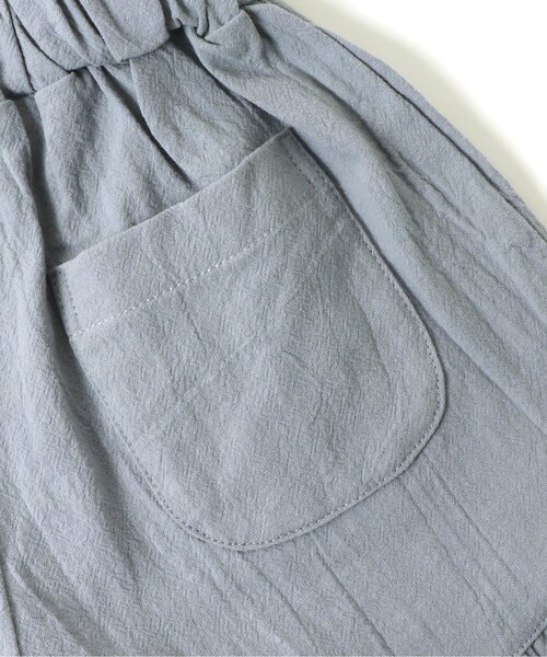 apres les cours(アプレレクール)の「GIRL’S 裾フリルキュロットパンツ_ショート丈(その他パンツ・キッズ・ブルー/ドット/チェック・110/120/80/130/140/100/90)」の13枚目の写真