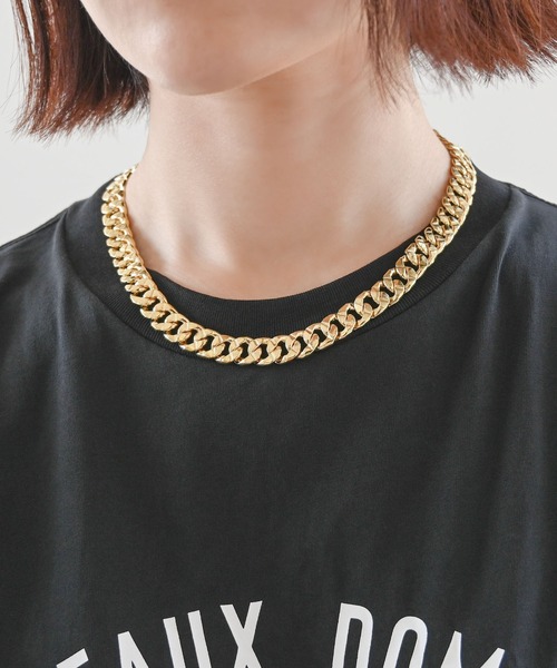 Editors Draw（エディターズドロー）の「ブラスチェーンネックレス【 Ria. Jaysmee/リアジェイズミー】（ネックレス・レディース・A/B・ONE SIZE）」の11枚目の写真