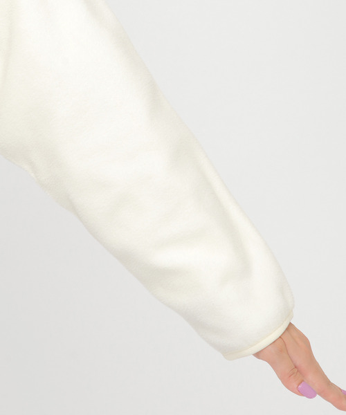 Lee(リー)の「Lee FLEECE CARDIGAN(ブルゾン・レディース・チャコールグレー/ベージュ/オフホワイト・M/L)」の22枚目の写真