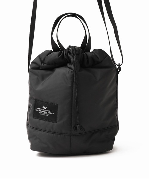 BAGSINPROGRESS(バッグズインプログレス)の「【BAGS IN PROGRESS】NEW BUCKETSHOULDER PADDED:ショルダーバッグ◆(ショルダーバッグ・レディース・ブラック/ベージュ・FREE)」の14枚目の写真