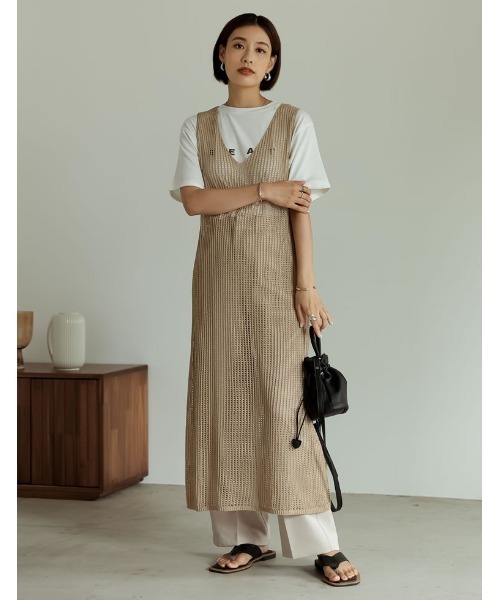 Re:EDIT（リエディ）の「フェイクレザー巾着バッグ（ショルダーバッグ・レディース・ブラック/ベージュ/イエロー・FREE）」の17枚目の写真