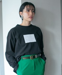 PAGEBOY | プレートロゴロンT(Tシャツ/カットソー)