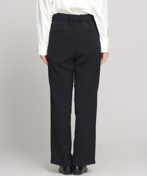 NANO universe(ナノユニバース)の「WEB限定/カルゼ2タックストレートパンツ(その他パンツ・レディース・ブラック/ベージュ/アイボリー・マルチサイズ)」の13枚目の写真