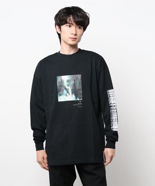 A4A（エーフォーエー）の「A4A/エーフォーエー/FACE LST（Tシャツ/カットソー・メンズ・ホワイト/ブラック・FREE）」の2枚目の写真