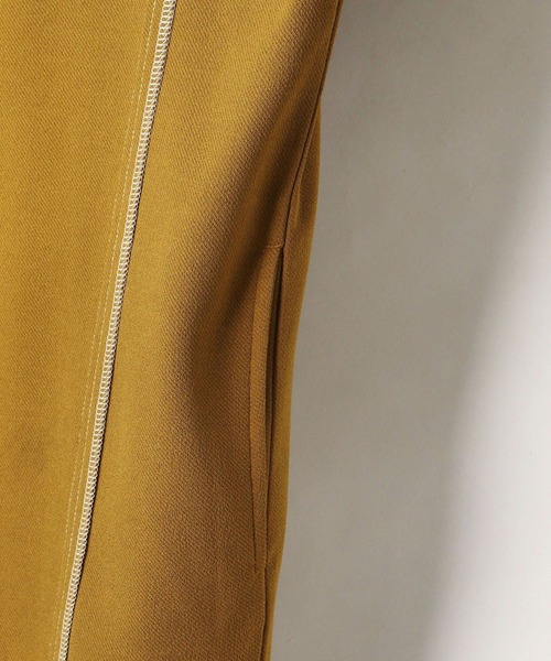 179/WG（イチナナキュウダブルジー）の「前後2WAY配色ステッチワンピース（ワンピース・レディース・ブラック/グリーン/マスタード・MEDIUM）」の10枚目の写真