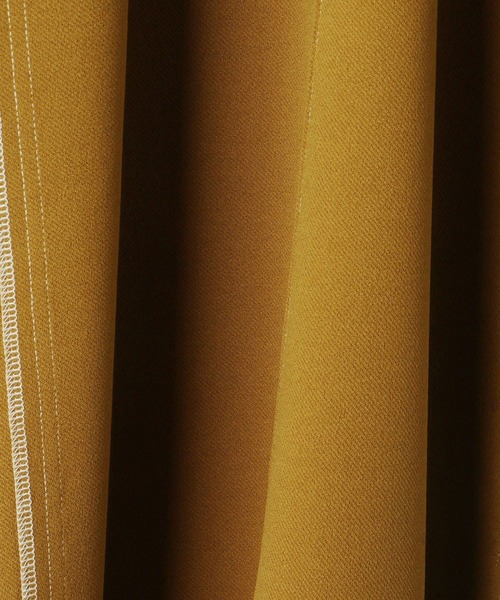 179/WG（イチナナキュウダブルジー）の「前後2WAY配色ステッチワンピース（ワンピース・レディース・ブラック/グリーン/マスタード・MEDIUM）」の8枚目の写真