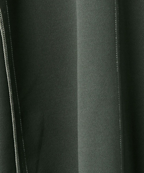 179/WG（イチナナキュウダブルジー）の「前後2WAY配色ステッチワンピース（ワンピース・レディース・ブラック/グリーン/マスタード・MEDIUM）」の21枚目の写真