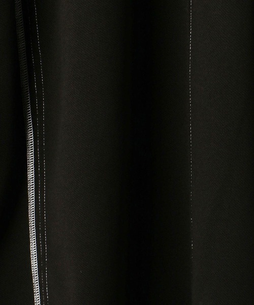 179/WG（イチナナキュウダブルジー）の「前後2WAY配色ステッチワンピース（ワンピース・レディース・ブラック/グリーン/マスタード・MEDIUM）」の13枚目の写真