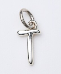 NAUTICA/ノーティカ Silver Necklace Top“T”(Alphabet Letter by NAIJEL GRAPH)/シルバーネックレストップT ナイジェルグラフ