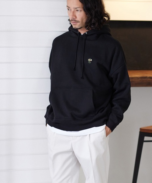 CAMBIO（カンビオ）の「mpa2684-刺繍パーカー_Camo rose（パーカー・メンズ・ブラック/ホワイト・M/XL/L）」の12枚目の写真
