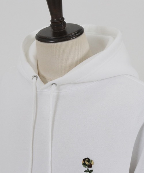 CAMBIO（カンビオ）の「mpa2684-刺繍パーカー_Camo rose（パーカー・メンズ・ブラック/ホワイト・M/XL/L）」の18枚目の写真