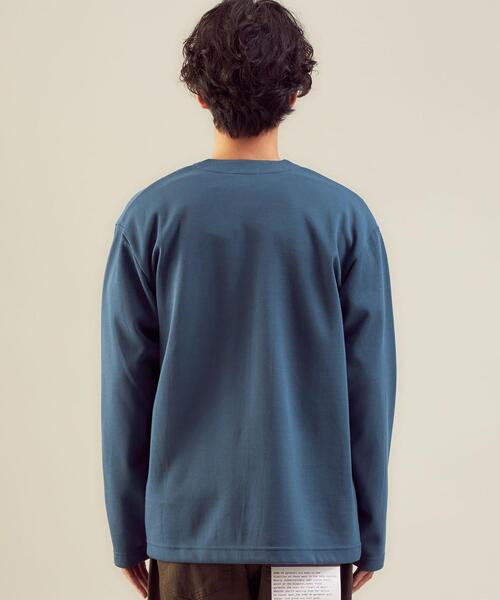 green label relaxing（グリーンレーベルリラクシング）の「＜green label relaxing＞デオセルWフェイス イージー カーディガン -汗消臭-（カーディガン/ボレロ・メンズ・ブラック/ダークブラウン/ロイヤルブルー・S/M/L/XL）」の11枚目の写真