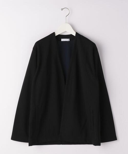 green label relaxing（グリーンレーベルリラクシング）の「＜green label relaxing＞デオセルWフェイス イージー カーディガン -汗消臭-（カーディガン/ボレロ・メンズ・ブラック/ダークブラウン/ロイヤルブルー・S/M/L/XL）」の20枚目の写真