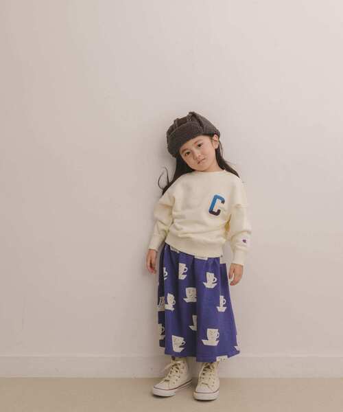 Champion（チャンピオン）の「Champion×DOORS　サガラスウェット(KIDS)（スウェット・キッズ・チャコールグレー/オフホワイト・105/135/90/120）」の21枚目の写真