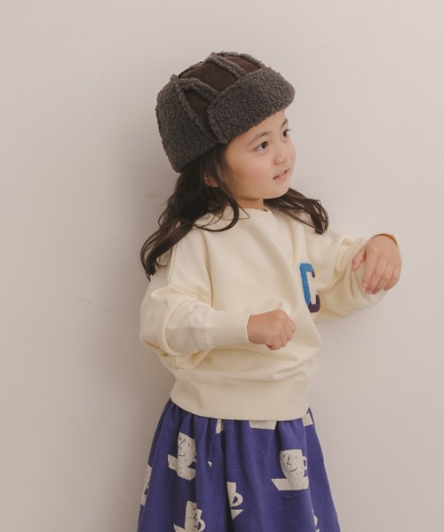 Champion（チャンピオン）の「Champion×DOORS　サガラスウェット(KIDS)（スウェット・キッズ・チャコールグレー/オフホワイト・105/135/90/120）」の6枚目の写真