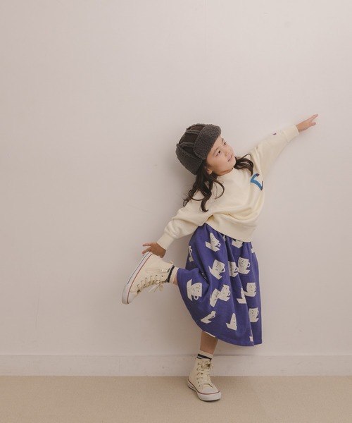 Champion（チャンピオン）の「Champion×DOORS　サガラスウェット(KIDS)（スウェット・キッズ・チャコールグレー/オフホワイト・105/135/90/120）」の8枚目の写真