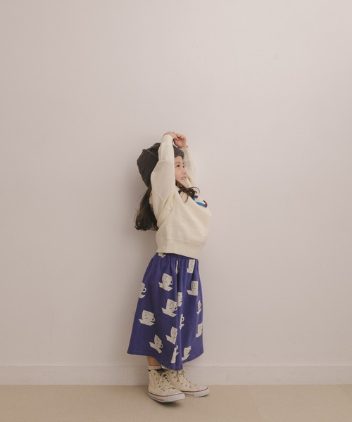 Champion（チャンピオン）の「Champion×DOORS　サガラスウェット(KIDS)（スウェット・キッズ・チャコールグレー/オフホワイト・105/135/90/120）」の9枚目の写真