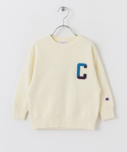 Champion（チャンピオン）の「Champion×DOORS　サガラスウェット(KIDS)（スウェット・キッズ・チャコールグレー/オフホワイト・105/135/90/120）」の10枚目の写真