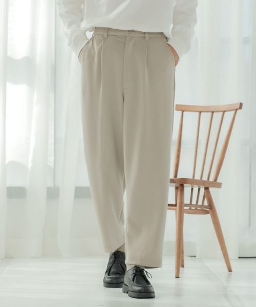 improves（インプローブス）の「ダイバー素材 バルーンシルエット イージーパンツ（その他パンツ・メンズ・ブラック/オフホワイト/グレイッシュベージュ・MEDIUM/LARGE）」の3枚目の写真