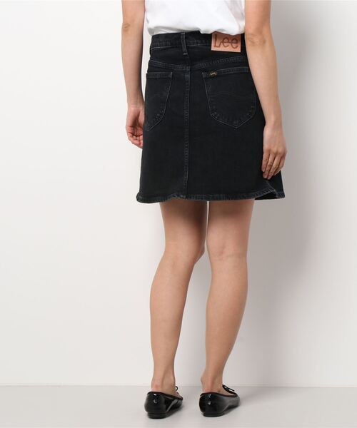 Lee（リー）の「(LEE)デニムミニスカート（スカート・レディース・ブルー/ブラック・SMALL/MEDIUM）」の5枚目の写真