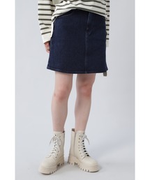 (LEE)デニムミニスカート
