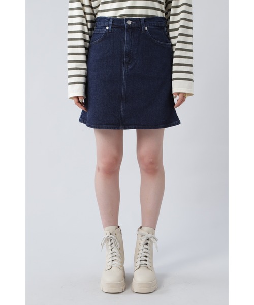 Lee（リー）の「(LEE)デニムミニスカート（スカート・レディース・ブルー/ブラック・SMALL/MEDIUM）」の10枚目の写真