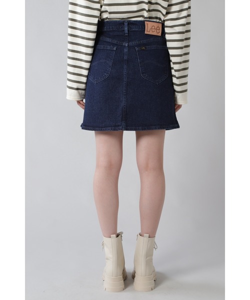 Lee（リー）の「(LEE)デニムミニスカート（スカート・レディース・ブルー/ブラック・SMALL/MEDIUM）」の12枚目の写真