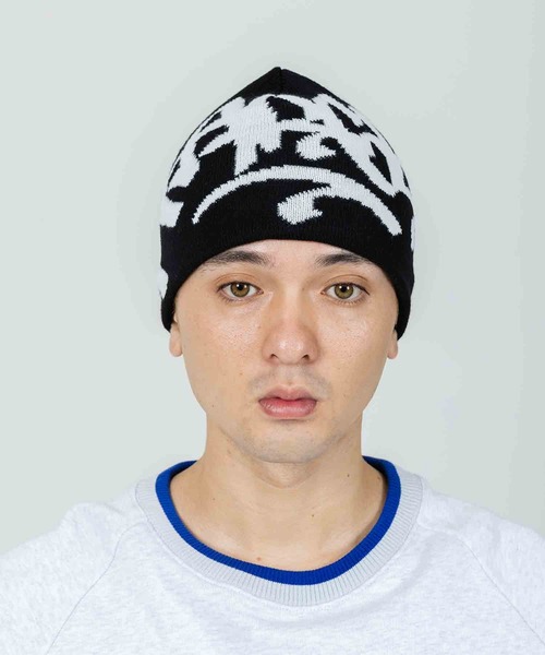 XLARGE（エクストララージ）の「GRAFFITI LOGO BENIE（ニットキャップ/ビーニー・メンズ・ブラック/グレー/オレンジ・ONE SIZE）」の5枚目の写真