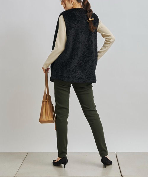 Chez toi(シェトワ)の「ハイテンションストレッチレギパン(その他パンツ・レディース・ブラック/ベージュ/カーキ/インディゴブルー・FREE)」の20枚目の写真