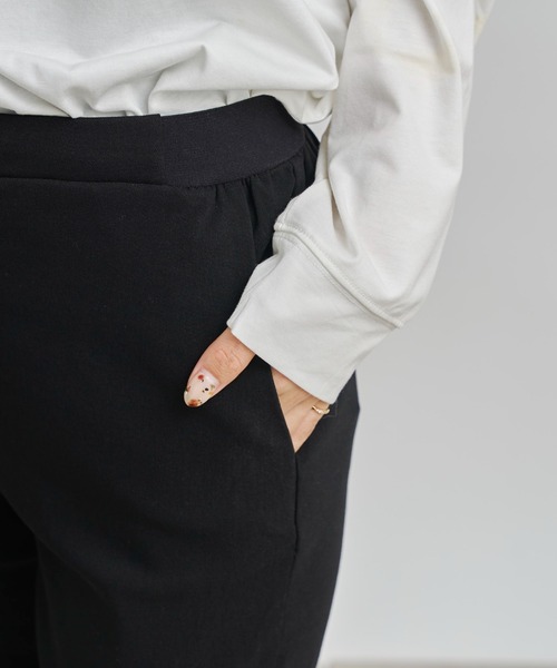 Chez toi(シェトワ)の「ハイテンションストレッチレギパン(その他パンツ・レディース・ブラック/ベージュ/カーキ/インディゴブルー・FREE)」の8枚目の写真
