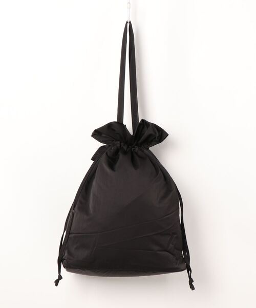 Fun & Daily（ファンアンドデイリー）の「F&D : ナイロン巾着バッグ（トートバッグ・メンズ・アイボリー/ブラック・FREE）」の7枚目の写真