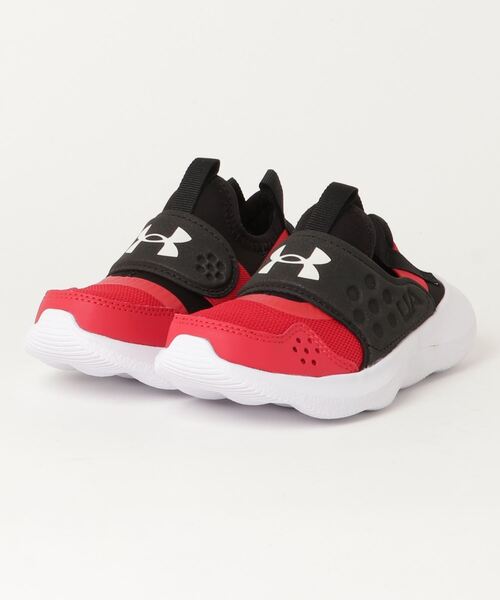 UNDER ARMOUR(アンダーアーマー)の「UAランプレー(ランニング/KIDS/キッズ)(スニーカー・キッズ・ブラック×レッド/ブラック×ホワイト・16.5cm/22.0cm/18.5cm/21.0cm/20.5cm/20.0cm/17.0cm/17.5cm/19.5cm/21.5cm/19.0cm/18.0cm)」の2枚目の写真