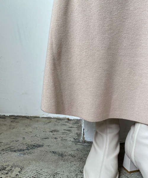 CAPRICIEUX LE'MAGE（カプリシューレマージュ）の「〈抗菌消臭〉ニットスカート（スカート・レディース・チャコールグレー/ベージュ/ブルー/レッド・FREE）」の9枚目の写真