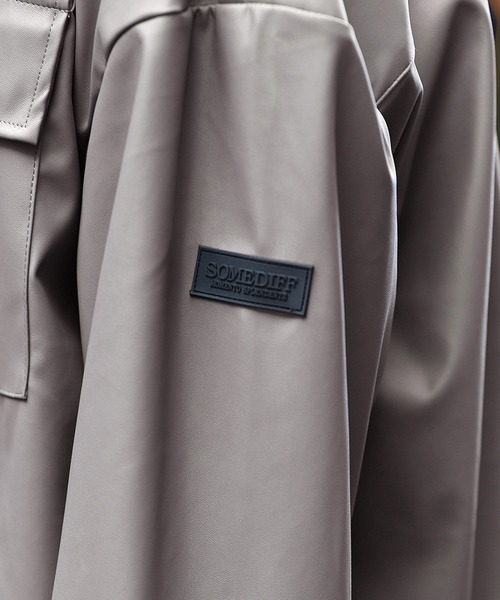 JOKER（ジョーカー）の「【JOKER】ルーズシルエットオーバーサイズCPOレザージャケット フェイクレザービッグサイズジャケット 春服（ブルゾン・メンズ・ブラック/グレー系その他・L/XL/M）」の10枚目の写真