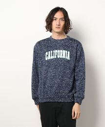 STYLEBLOCK（スタイルブロック）の「ニットフリース裏起毛プリントトレーナー（スウェット）」