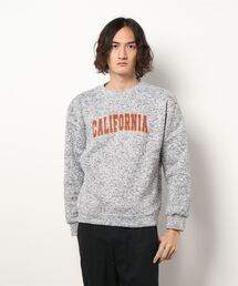 STYLEBLOCK（スタイルブロック）の「ニットフリース裏起毛プリントトレーナー（スウェット）」