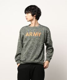 STYLEBLOCK（スタイルブロック）の「ニットフリース裏起毛プリントトレーナー（スウェット）」