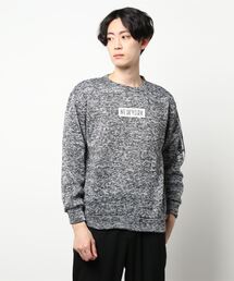 STYLEBLOCK（スタイルブロック）の「ニットフリース裏起毛プリントトレーナー（スウェット）」