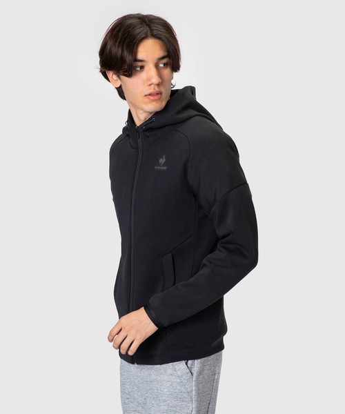 le coq sportif（ルコックスポルティフ）の「【サイクリング】エアスタイリッシュサイクリングシェルジャケット－Soft－【Glambike】 シェルジャケット サイクリングウェア スポーツウェア（スウェット・メンズ・ブラック/杢グレー・S/XL/L/M）」の8枚目の写真