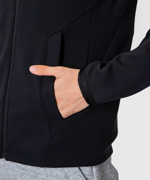 le coq sportif（ルコックスポルティフ）の「【サイクリング】エアスタイリッシュサイクリングシェルジャケット－Soft－【Glambike】 シェルジャケット サイクリングウェア スポーツウェア（スウェット・メンズ・ブラック/杢グレー・S/XL/L/M）」の12枚目の写真