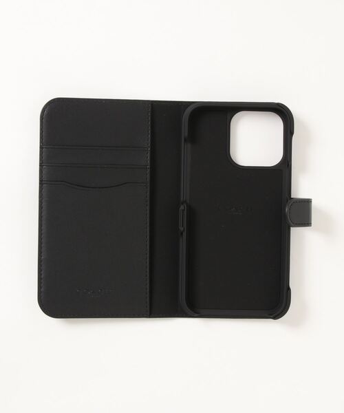 COACH（コーチ）の「IPHONE 13 PRO フォリオ シグネチャー キャンバス（スマホケース/カバー・レディース・グレー系その他・ﾌﾘ-）」の3枚目の写真