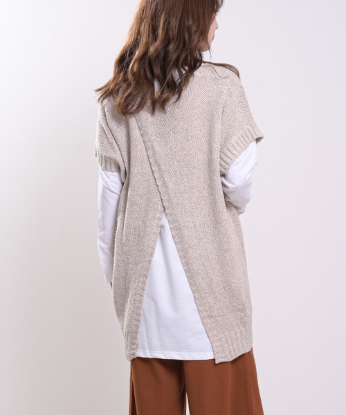 Felt-Maglietta(フェルトマリエッタ)の「サイドスリットルーズカットソー長袖(Tシャツ/カットソー・レディース・ブラック/モカ/ホワイト/ダークグレー・FREE/X-LARGE/XX-LARGE)」の17枚目の写真