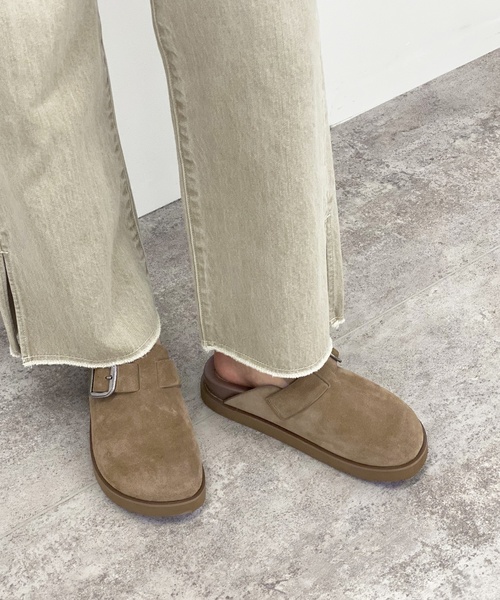 セール】GRISE レザーバックルサボミュール◇（サンダル）｜LE