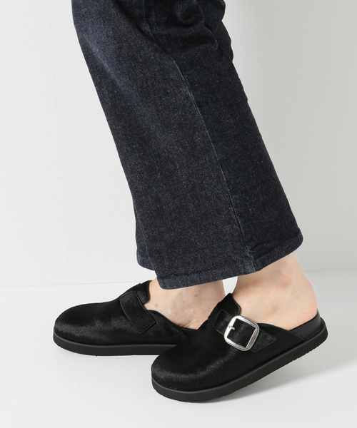 【30％OFF】 セール】GRISE レザーバックルサボミュール◇（サンダル）｜LE 靴