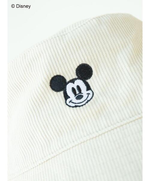 Disney(ディズニー)の「DISNEYコーデュロイバケットハット(ハット・レディース・ブラウン/アイボリー・FREE)」の6枚目の写真